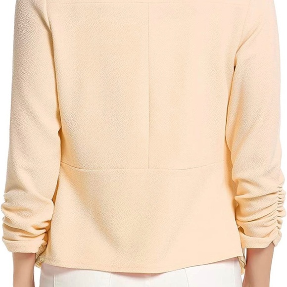 3/4 Sleeve Blazer - TAUPE - Picture 3 of 9